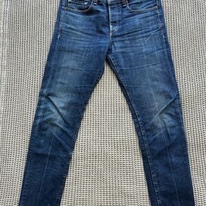 rag & bone Men's Dark Blue Skinny Jeans - Fit 2 Slim 32